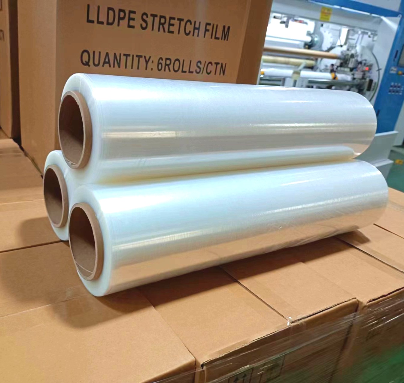 LLDPE Transparent And Black 50cmx20micornx2kgs Pallet Wrap/ Stretch Film/Strech Plastic Film