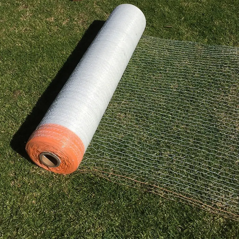 HDPE Weather Resistant Bale Wrap Net Film Roll with Striping for Hay Straw