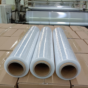  Free Sample LLDPE Transparent Pallet Turnover Packing Plastic Wrap Stretch Film