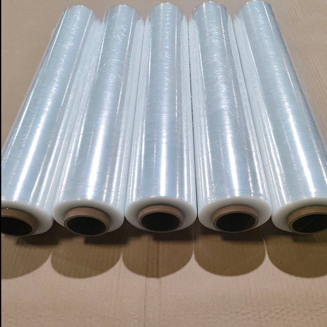 China Transparent Shrink Plastic Pallet Packing Hand Wrap Stretch Film 