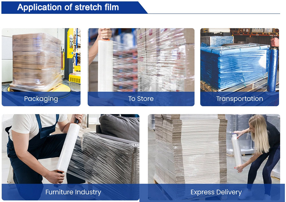 Stretch film of application