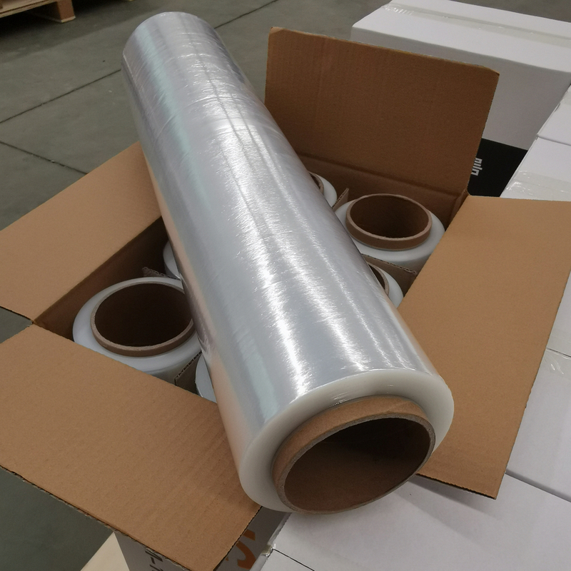 Manual Plastic Shrink Pallet Wrap LLDPE Stretch Film